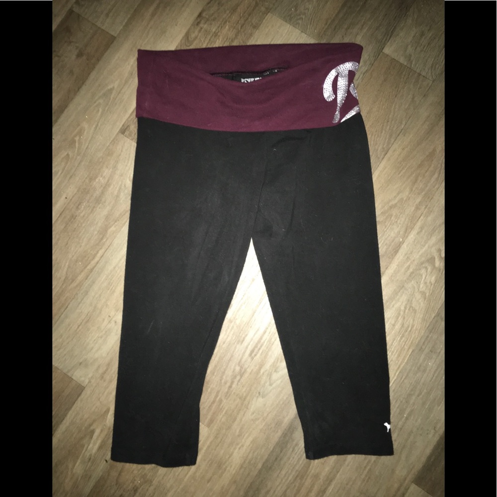 PINK VS yoga capris